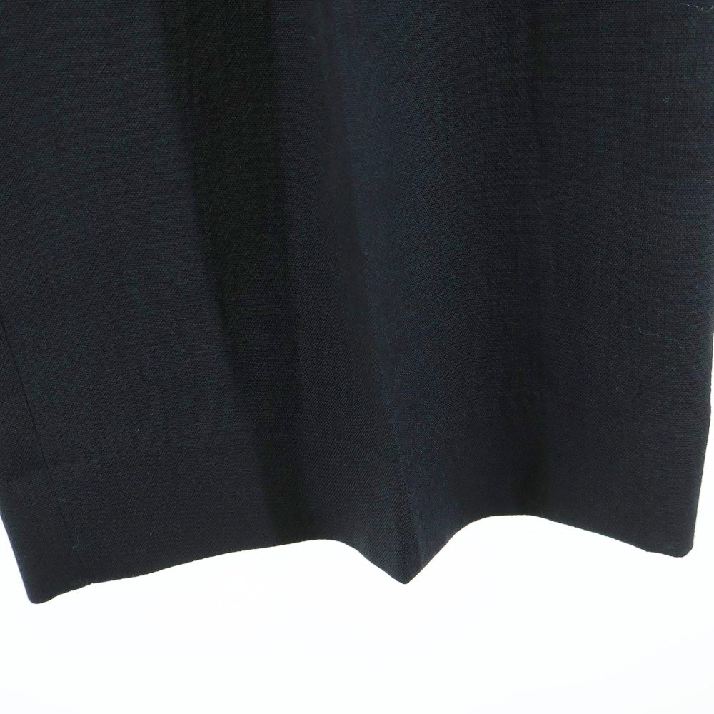 THE ROW(ザロウ) MARCELLITA PANT マルセリータ ワイドレッグタックパンツ ブラック 6807 W2324 レディース