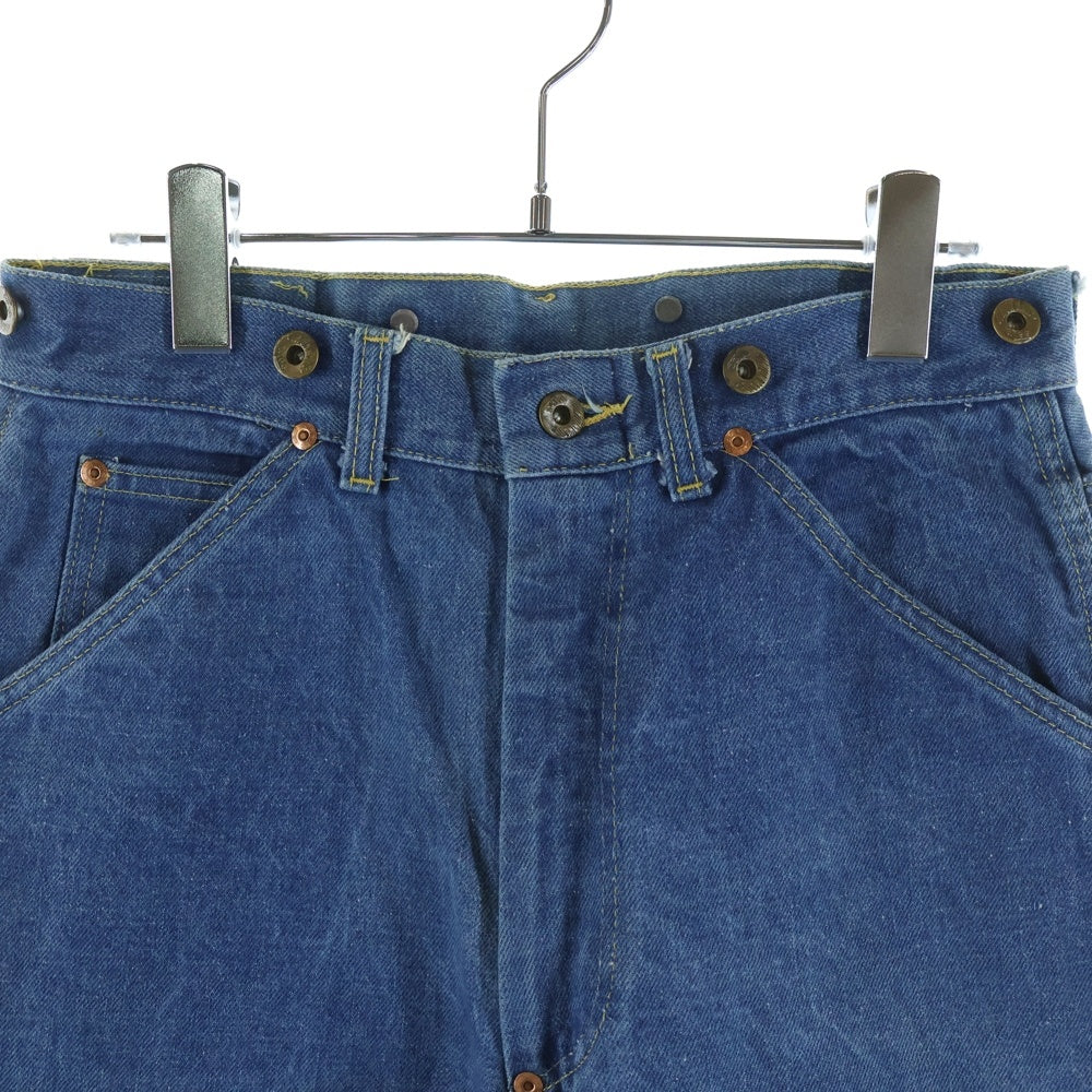 LEE(リー) 70s BOSS OF THE ROAD SCOVILL MADE IN USA 77 ヴィンテージ デニムロガーパンツ セミオートマチック デニムパンツ インディゴ 050-3641