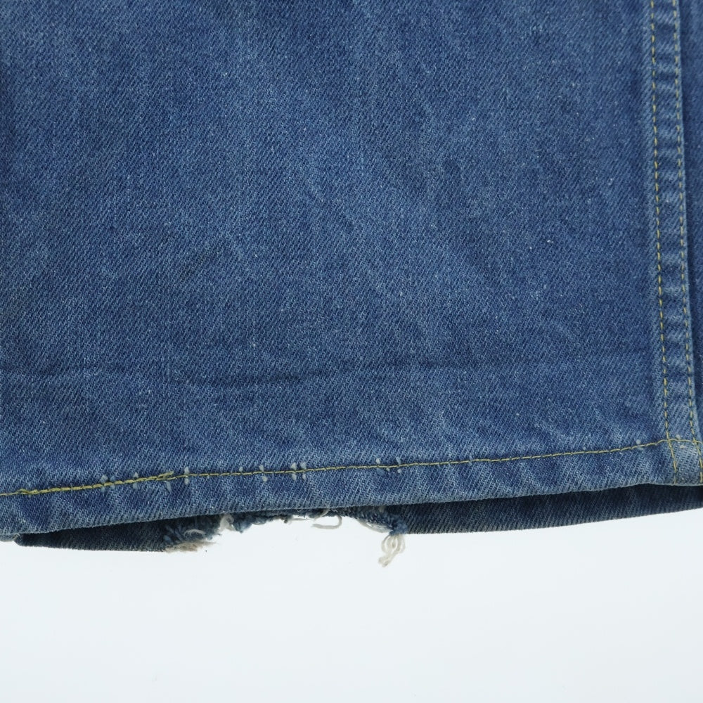 LEE(リー) 70s BOSS OF THE ROAD SCOVILL MADE IN USA 77 ヴィンテージ デニムロガーパンツ セミオートマチック デニムパンツ インディゴ 050-3641