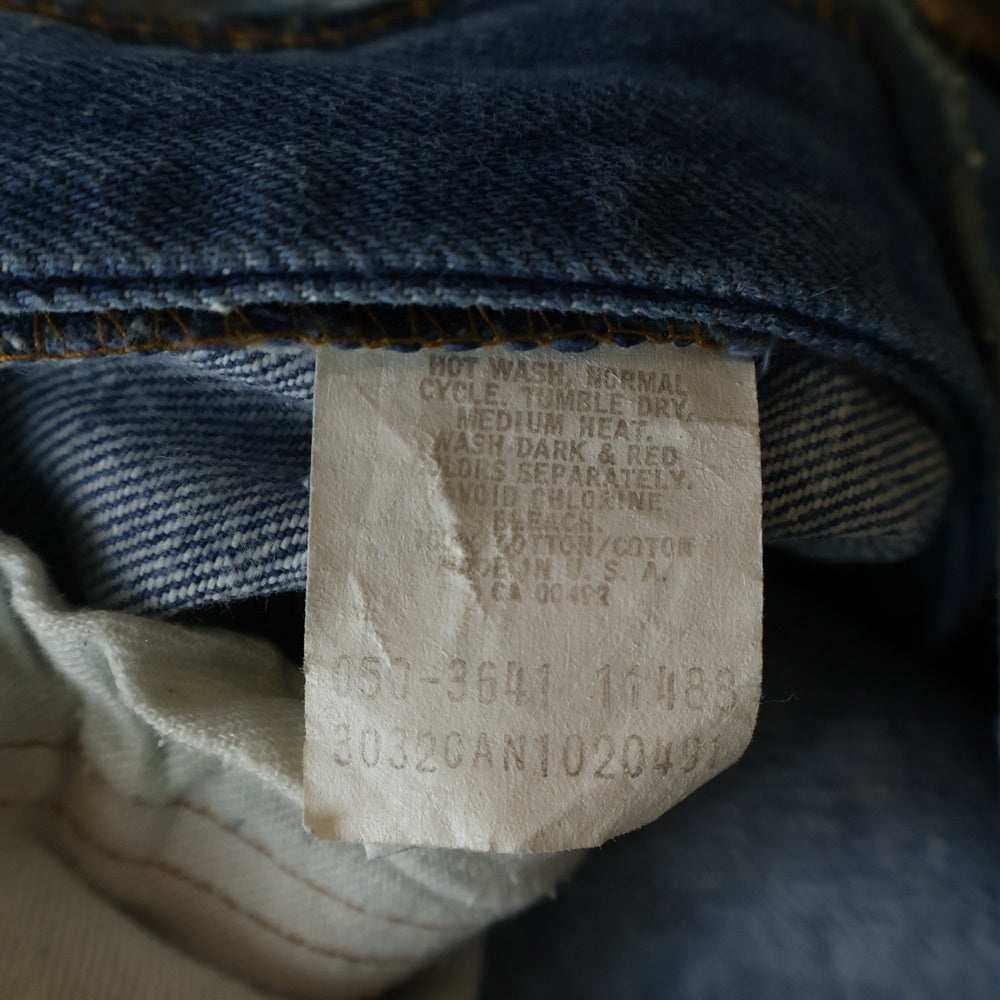 LEE(リー) 70s BOSS OF THE ROAD SCOVILL MADE IN USA 77 ヴィンテージ デニムロガーパンツ セミオートマチック デニムパンツ インディゴ 050-3641