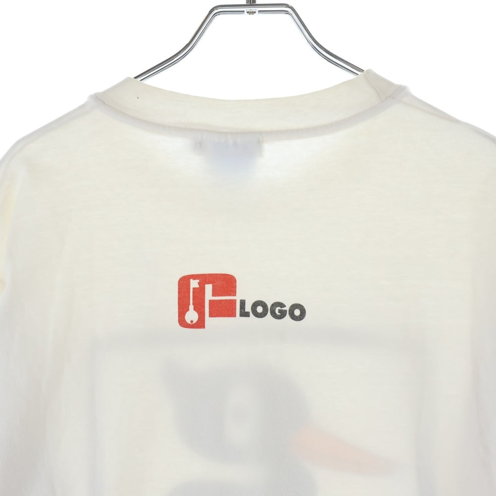 GOODENOUGH(グッドイナフ) 90s 初期 アヒルプリント L/S ロングスリーブ 長袖Tシャツ カットソー ホワイト
