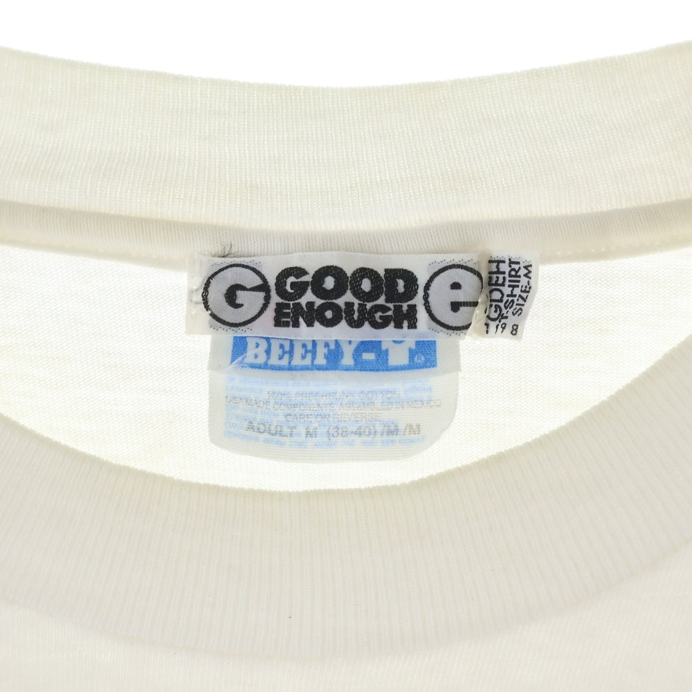 GOODENOUGH(グッドイナフ) 90s 初期 アヒルプリント L/S ロングスリーブ 長袖Tシャツ カットソー ホワイト