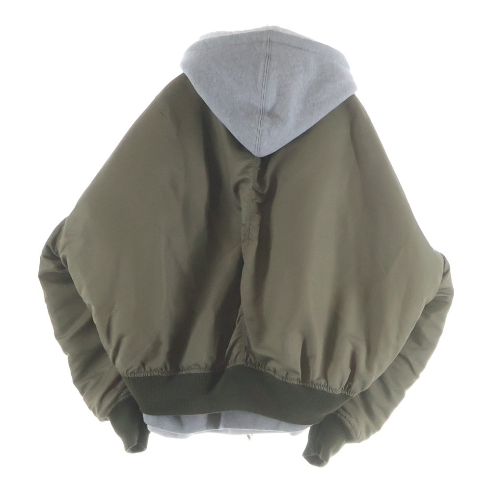 MAISON MIHARAYASUHIRO(メゾンミハラヤスヒロ) TRIPLE LAYERED BOMBER JACKET K15BL331 トリプルレイヤードボンバージャケット カーキ