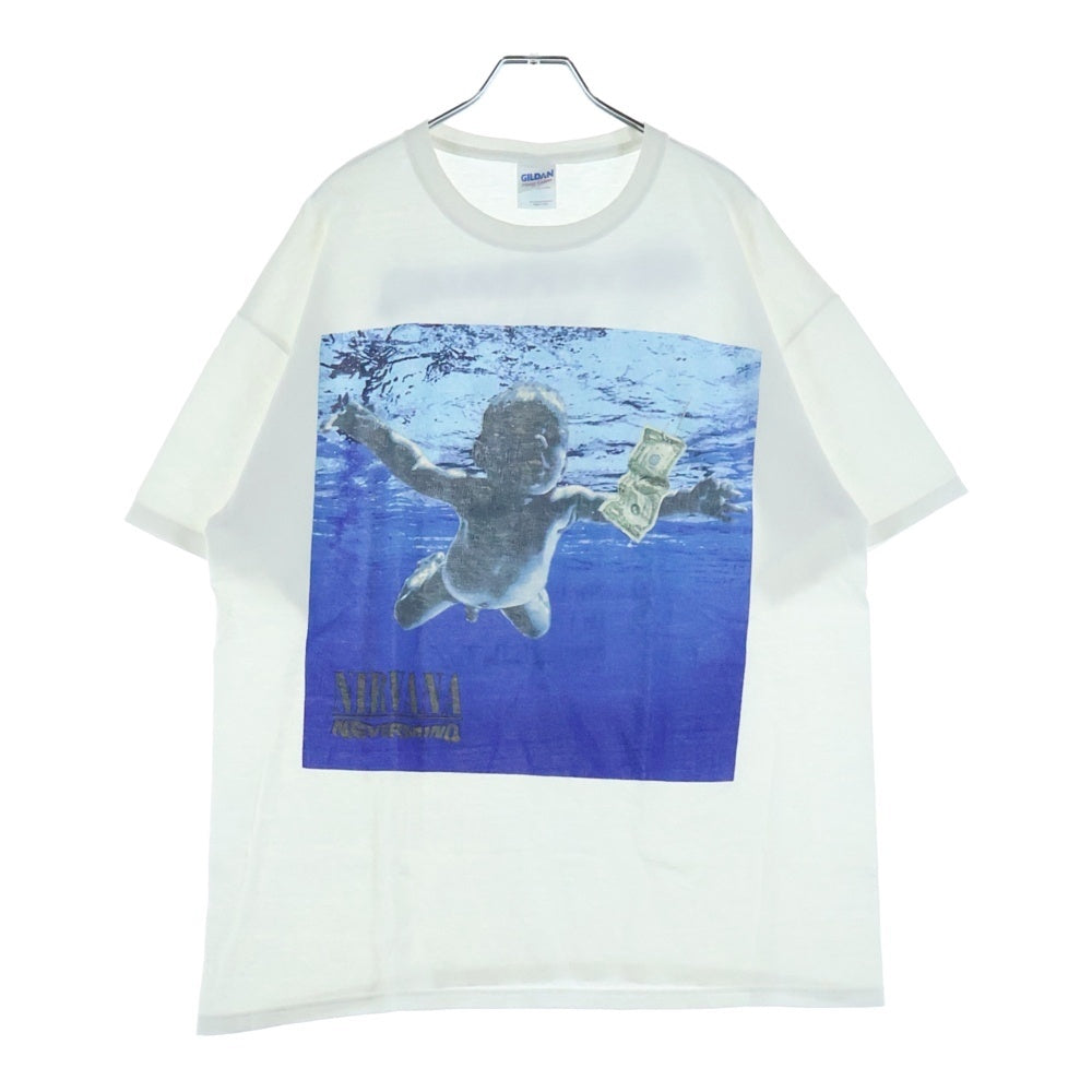VINTAGE(ヴィンテージ) 00s NIRVANA NEVERMIND Y2K ニルヴァーナ ネヴァーマインド バンド 半袖Tシャツ カットソー ホワイト