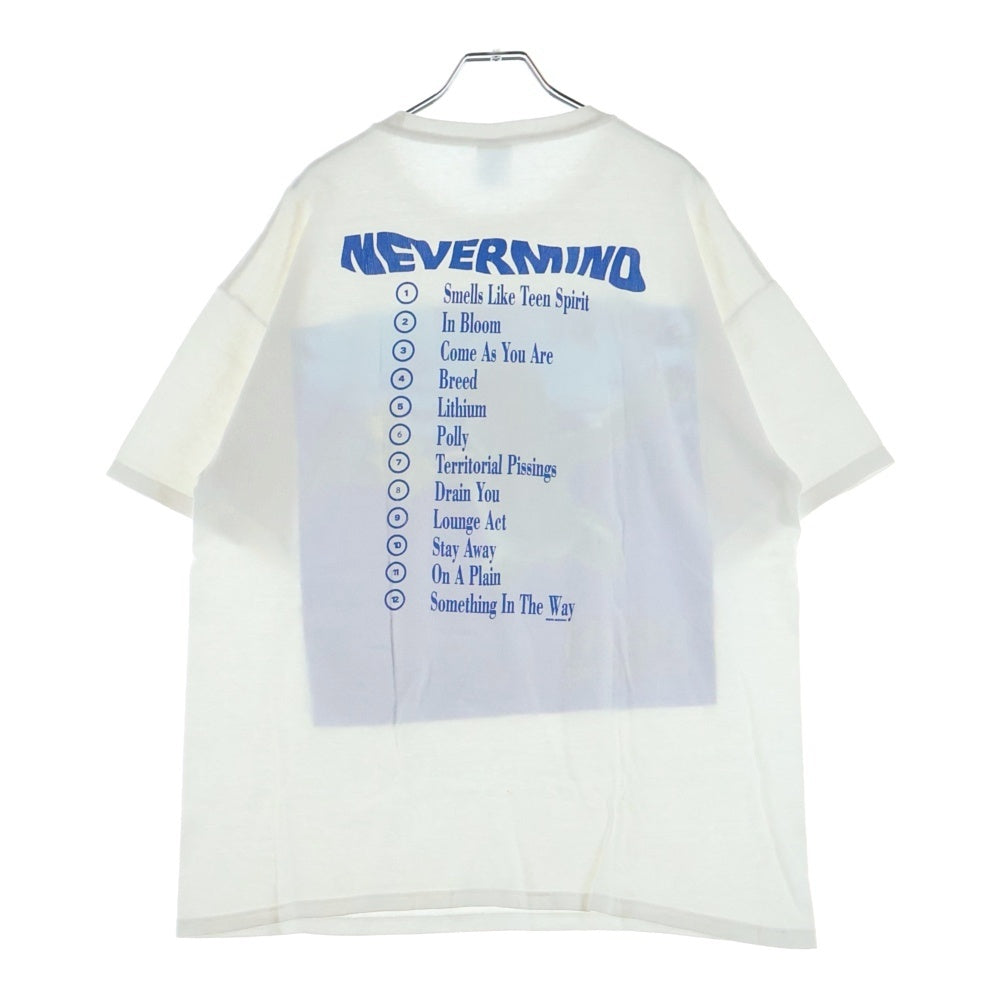 VINTAGE(ヴィンテージ) 00s NIRVANA NEVERMIND Y2K ニルヴァーナ ネヴァーマインド バンド 半袖Tシャツ カットソー ホワイト