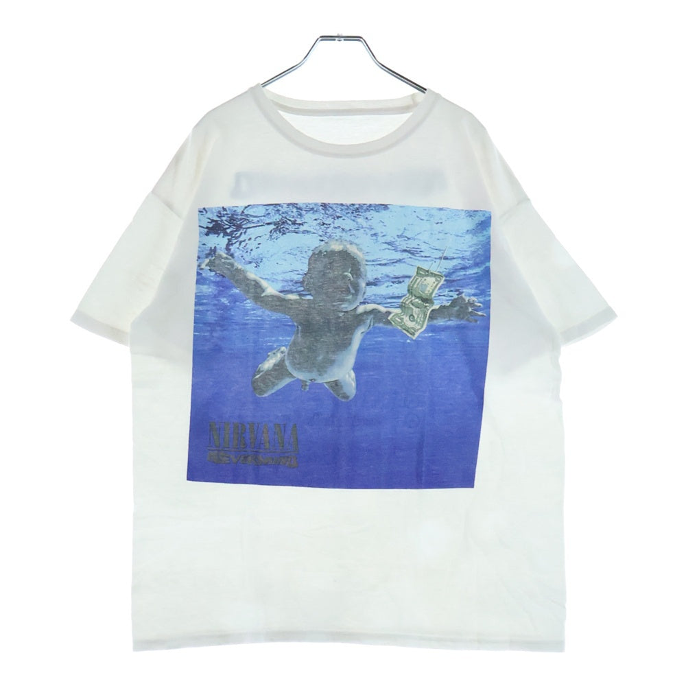 VINTAGE(ヴィンテージ) 00s NIRVANA NEVERMIND Y2K ニルヴァーナ ネヴァーマインド バンド 半袖Tシャツ カットソー ホワイト