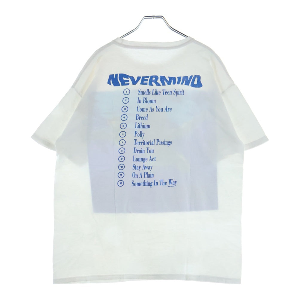 VINTAGE(ヴィンテージ) 00s NIRVANA NEVERMIND Y2K ニルヴァーナ ネヴァーマインド バンド 半袖Tシャツ カットソー ホワイト