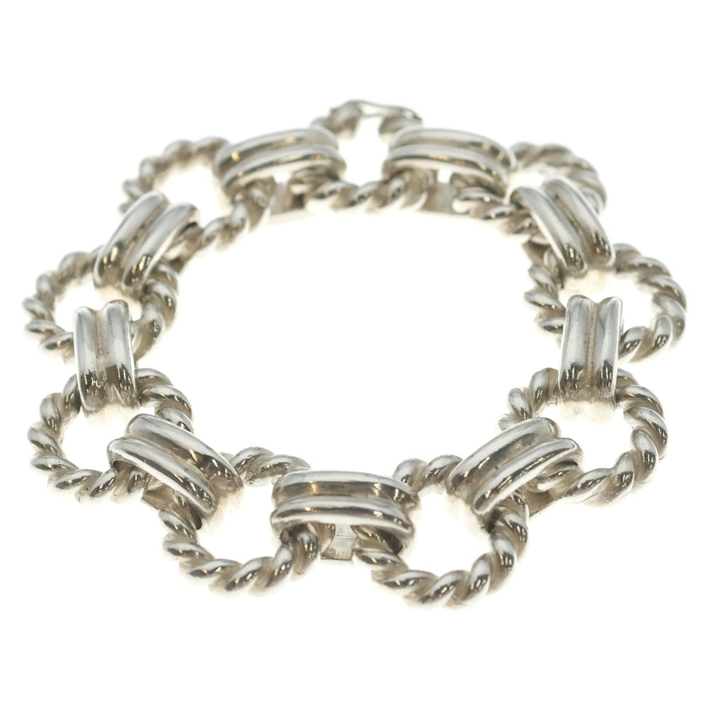 TIFFANY & Co.(ティファニー) 90s VINTAGE ROPE CIRCLE bracelet MADE IN FRANCE silver925 ヴィンテージ サークルロープ ブレスレット フランス製 シルバー レディース