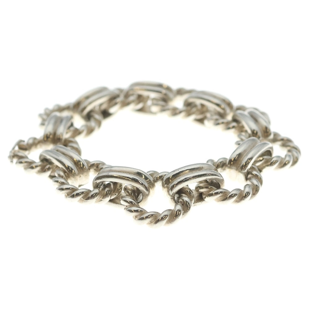 TIFFANY & Co.(ティファニー) 90s VINTAGE ROPE CIRCLE bracelet MADE IN FRANCE silver925 ヴィンテージ サークルロープ ブレスレット フランス製 シルバー レディース