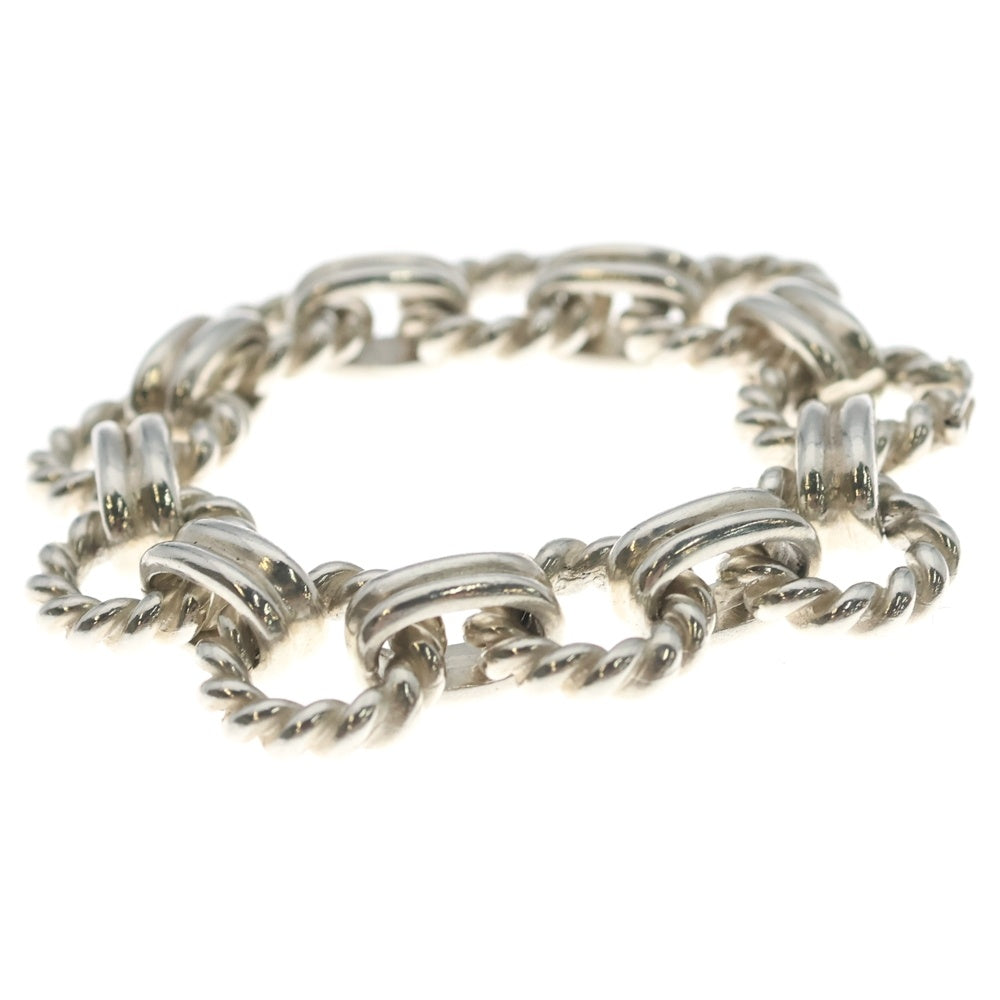 TIFFANY & Co.(ティファニー) 90s VINTAGE ROPE CIRCLE bracelet MADE IN FRANCE silver925 ヴィンテージ サークルロープ ブレスレット フランス製 シルバー レディース