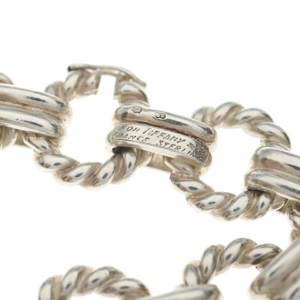 TIFFANY & Co.(ティファニー) 90s VINTAGE ROPE CIRCLE bracelet MADE IN FRANCE silver925 ヴィンテージ サークルロープ ブレスレット フランス製 シルバー レディース