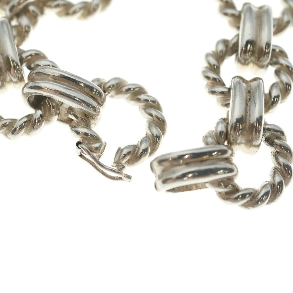 TIFFANY & Co.(ティファニー) 90s VINTAGE ROPE CIRCLE bracelet MADE IN FRANCE silver925 ヴィンテージ サークルロープ ブレスレット フランス製 シルバー レディース