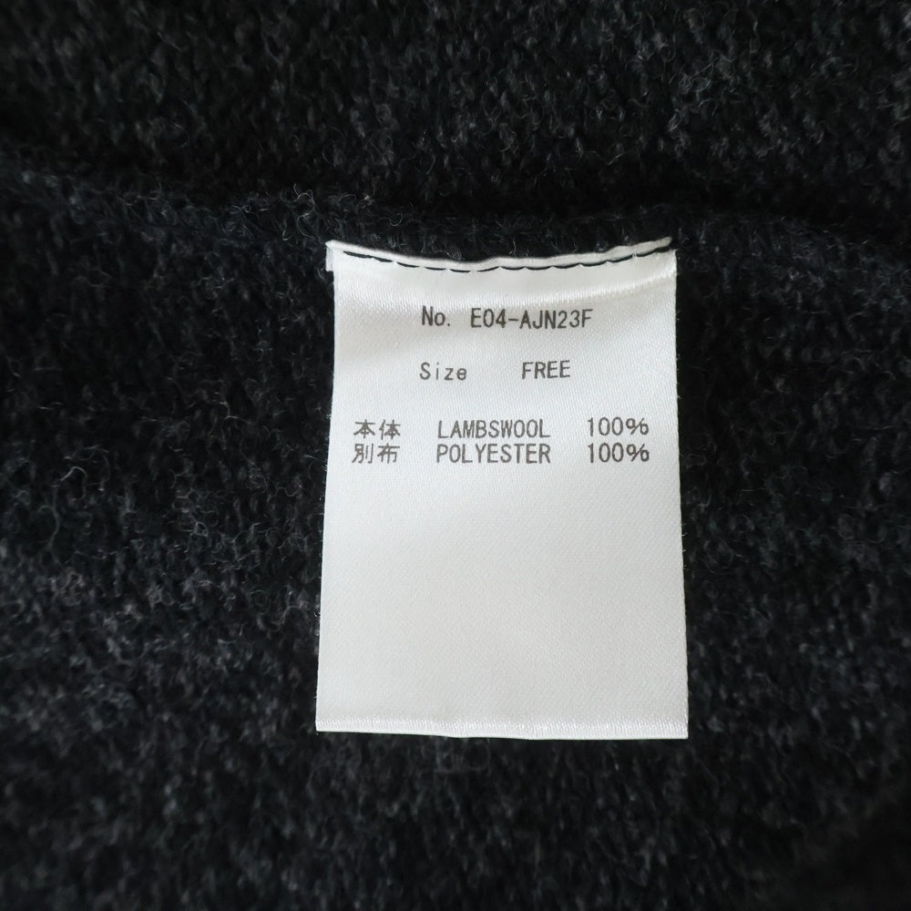 elephant TRIBAL fabrics(エレファントトライバルファブリックス) SUEDE PATCHWORK ZIP KNIT スエード パッチワーク ジップニット ジップアップ スエード切り替え E04-AJN23F