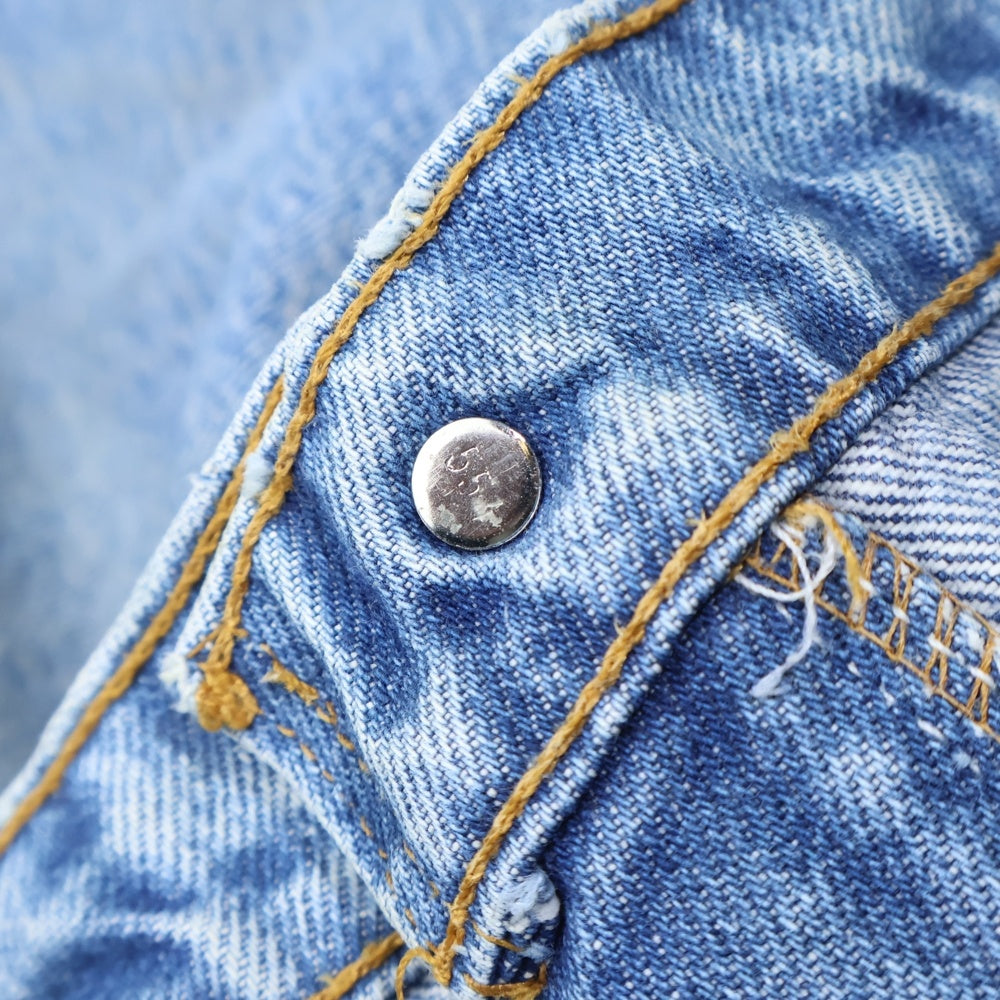Levi's(リーバイス) 90s VINTAGE 517 ブーツカットデニム ジーンズ オレンジタブ ボタン裏刻印554 USA製 ジップフライ インディゴ
