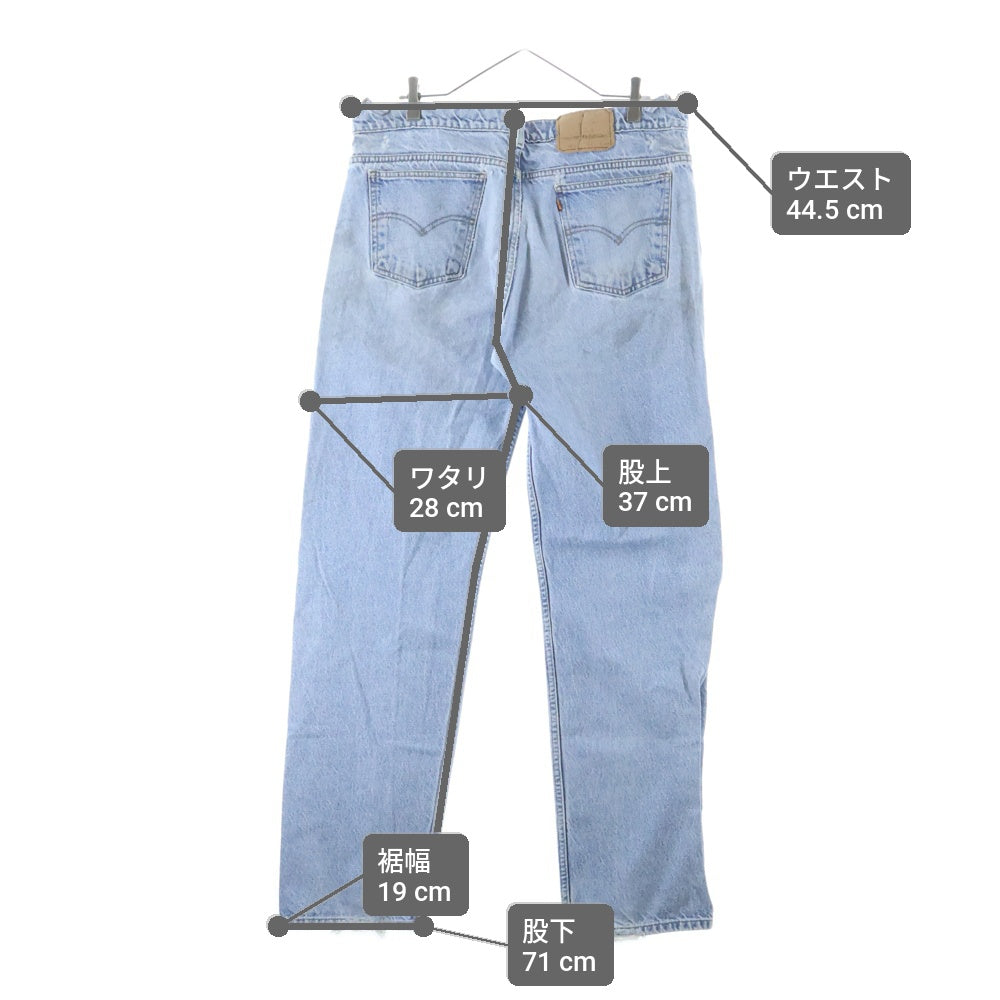 Levi's(リーバイス) 90s VINTAGE 505 デニムパンツ ジーンズ オレンジタブ ボタン裏刻印無し 1993年製 ジップフライ インディゴ