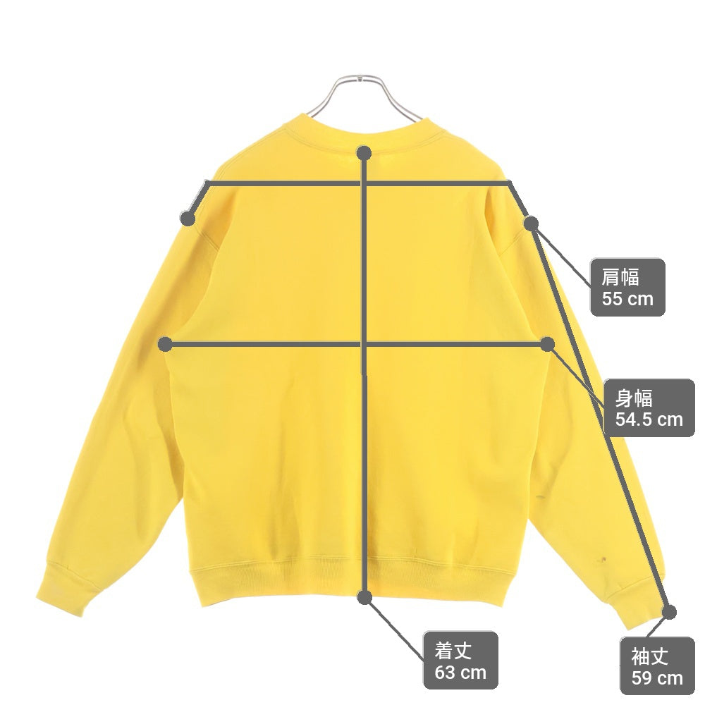 VINTAGE(ヴィンテージ) 90s RUSSELL ATHLETIC ラッセルアスレチック 前V スウェット イエロー