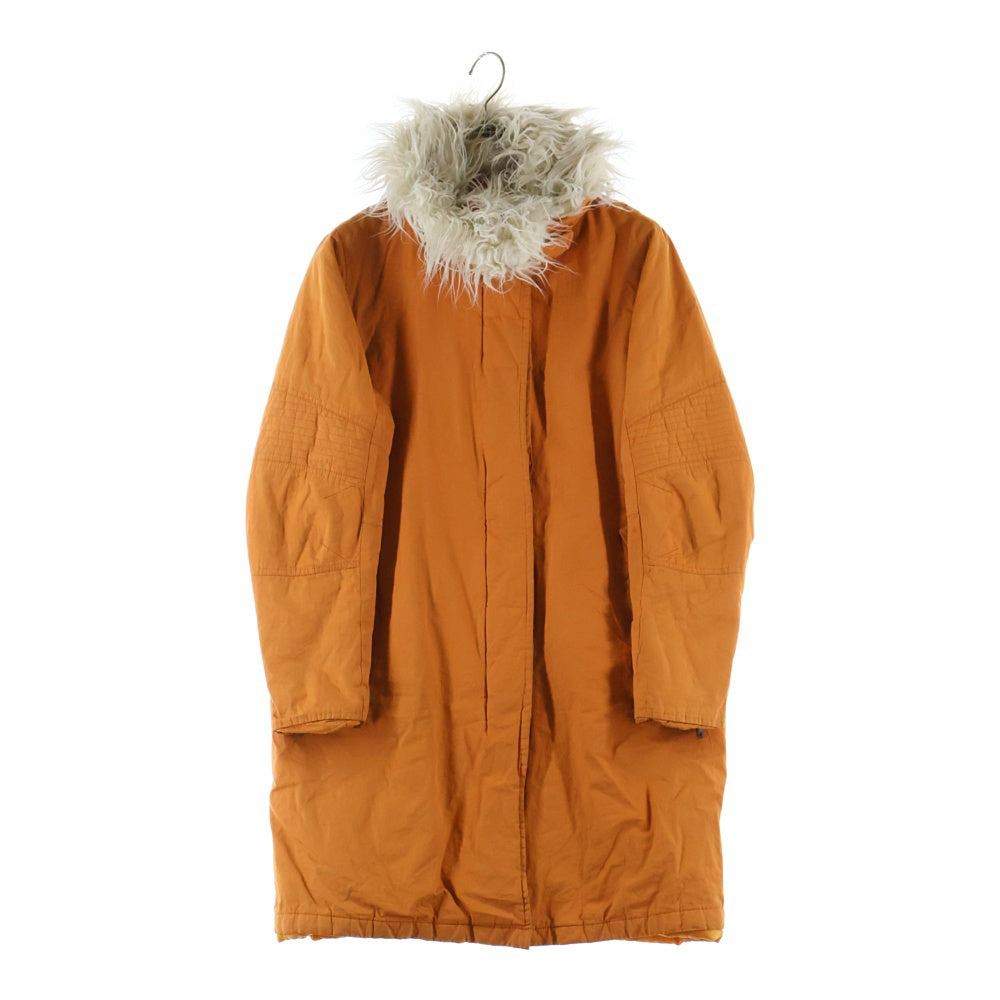 HELMUT LANG(ヘルムートラング) 95AW Astro Biker Coat VINTAGE COTTON アストロバイカーコート ロングコート オレンジ レディース