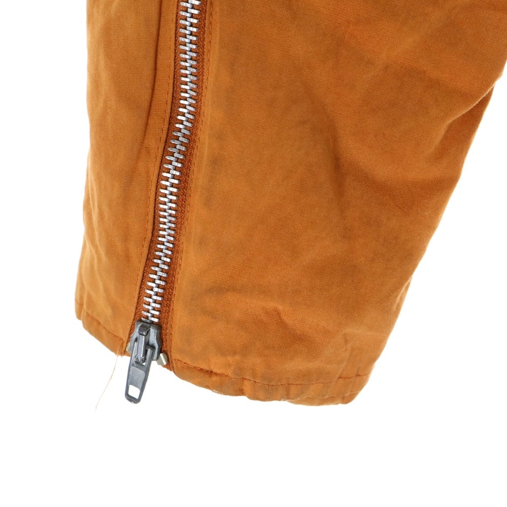 HELMUT LANG(ヘルムートラング) 95AW Astro Biker Coat VINTAGE COTTON アストロバイカーコート ロングコート オレンジ レディース