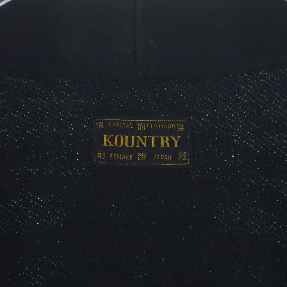 KAPITAL(キャピタル) KOUNTRY BONE CARDIGAN カントリー ボーン カーディガン ブラック