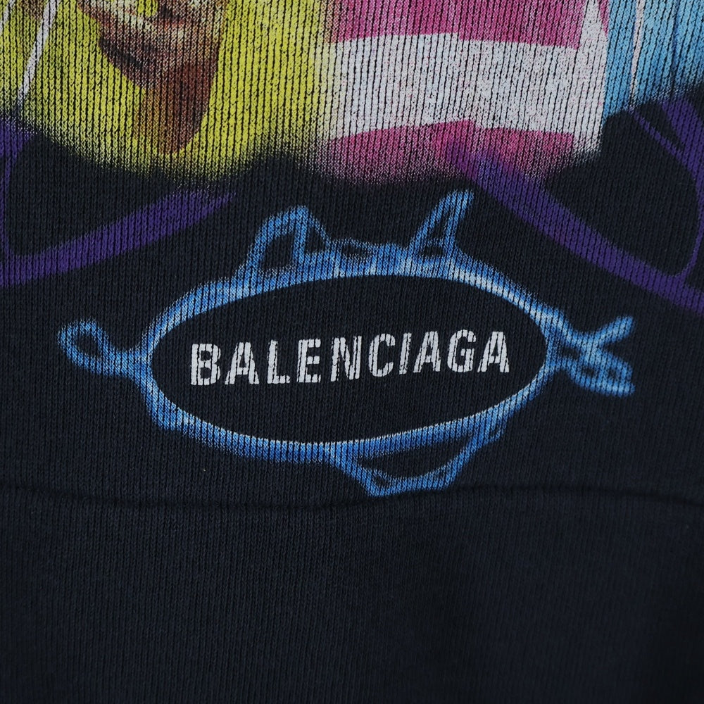 BALENCIAGA(バレンシアガ) 19AW SPEED HUNTERS スピードハンターズ スウェットプルオーバーパーカー ブラック 541707 TCV37