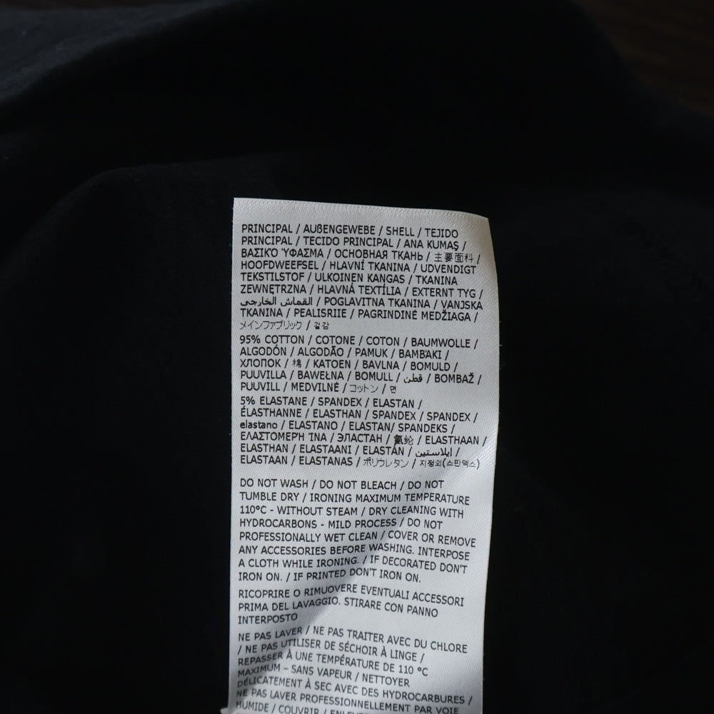 JIL SANDER(ジルサンダー) 24SS OVERSIZE オーバーサイズ ストレッチ 半袖Tシャツ カットソー ブラック