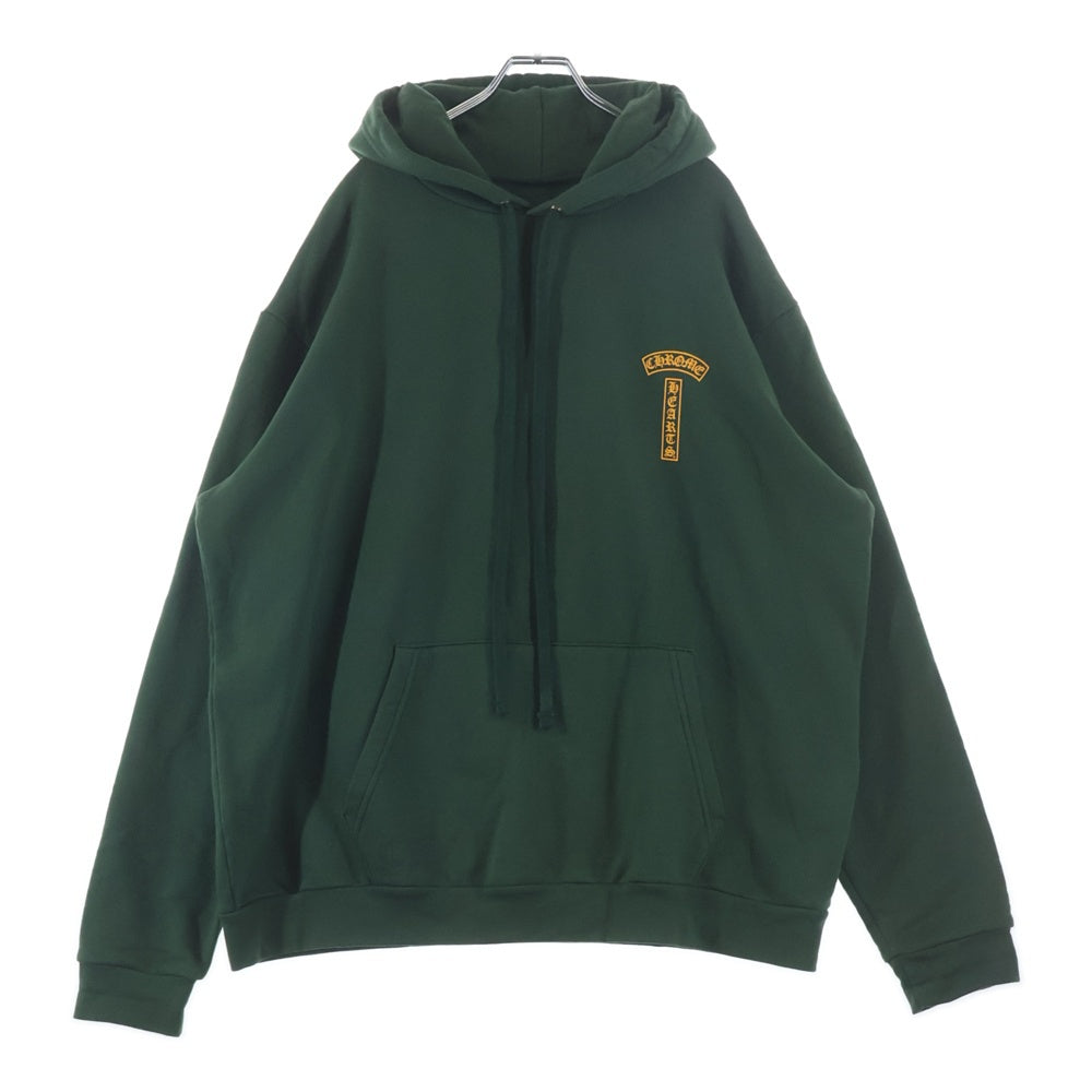 CHROME HEARTS(クロムハーツ) BACK LOGO USA バックロゴ プルオーバーパーカー フーディ グリーン