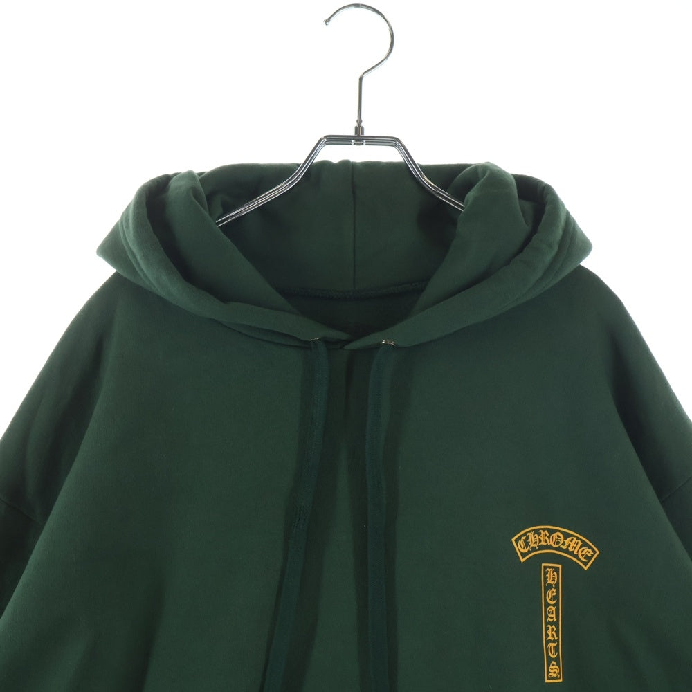 CHROME HEARTS(クロムハーツ) BACK LOGO USA バックロゴ プルオーバーパーカー フーディ グリーン