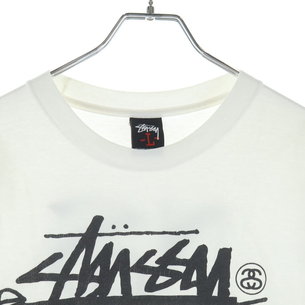 STUSSY(ステューシー) 00s NEXUSVII×NAS×ネクサス×ナズ コラボ 半袖Tシャツ カットソー ホワイト