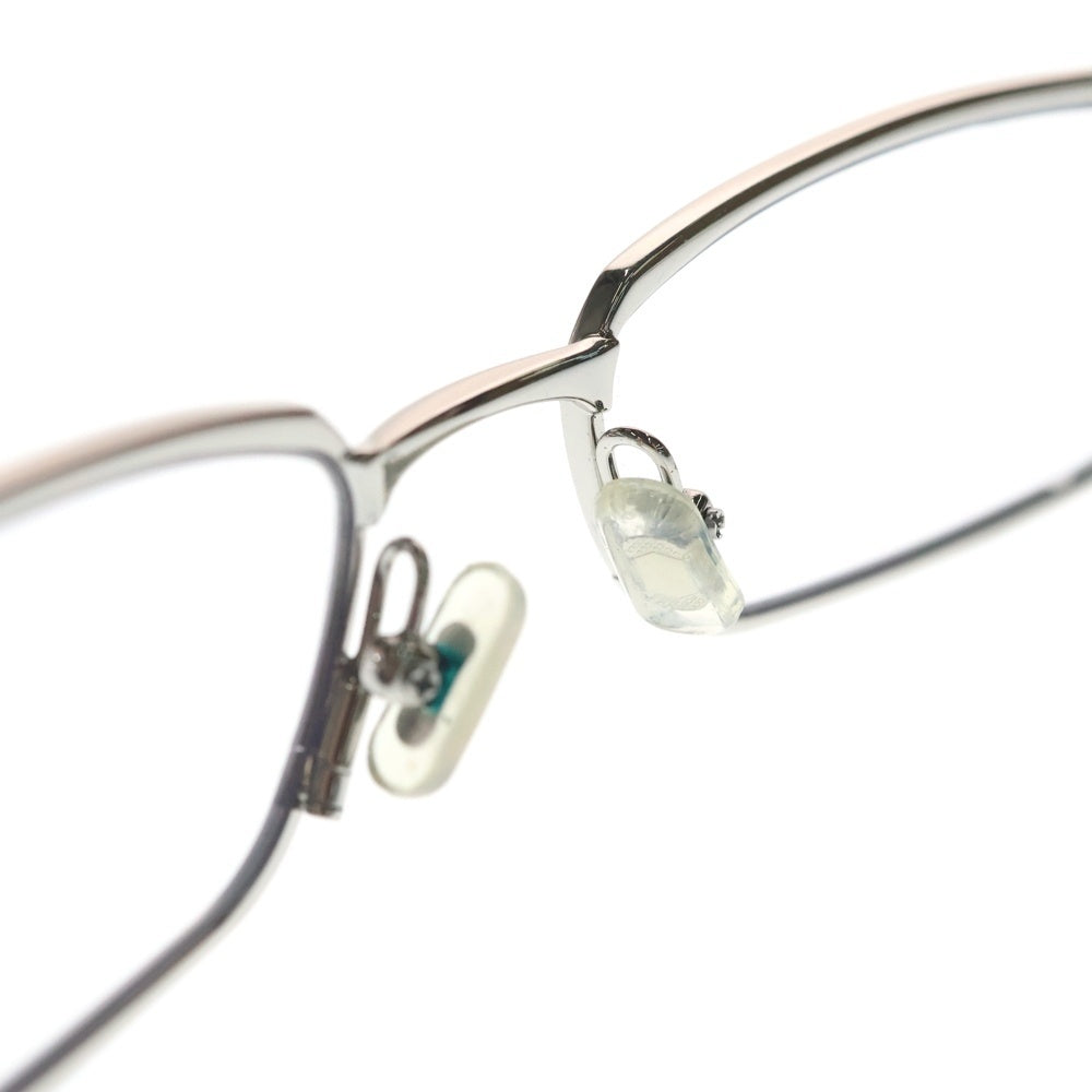GENTLE MONSTER(ジェントルモンスター) 2025 Optical シルバー メタル フレーム クリア レンズ スクエア シェイプ シルバー