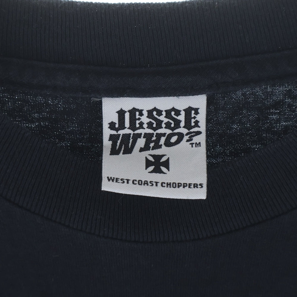 VINTAGE(ヴィンテージ) 90s West Coast Choppers Blue Flame S/S Tee ウエストコーストチョッパーズ ブルーフレイム 半袖Tシャツ カットソー ブラック