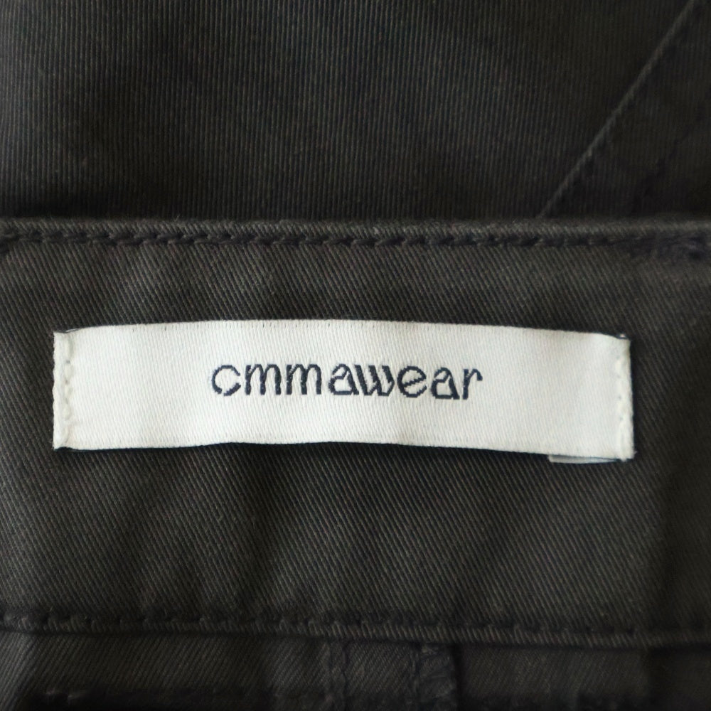 cmmawear コマウェア THIA CARGO TROUSERS 切り替え ワイドカーゴパンツ ブラウン/ブラック cmmawear(コマウェア) THIA CARGO TROUSERS 切り替え ワイドカーゴ