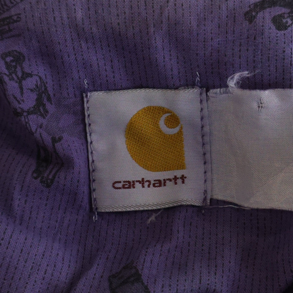 CARHARTT(カーハート) 90s VINTAGE Detroit Jacket ヴィンテージ デトロイト ジャケット 裏地プリント パープル