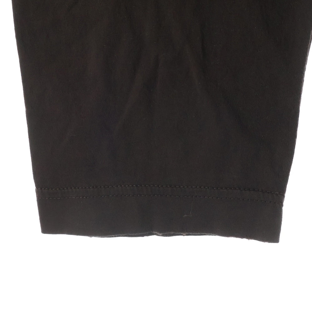 PRADA(プラダ) Long-sleeved cotton hoodie T-shirt UJL46C フード 長袖パーカー ブラウン