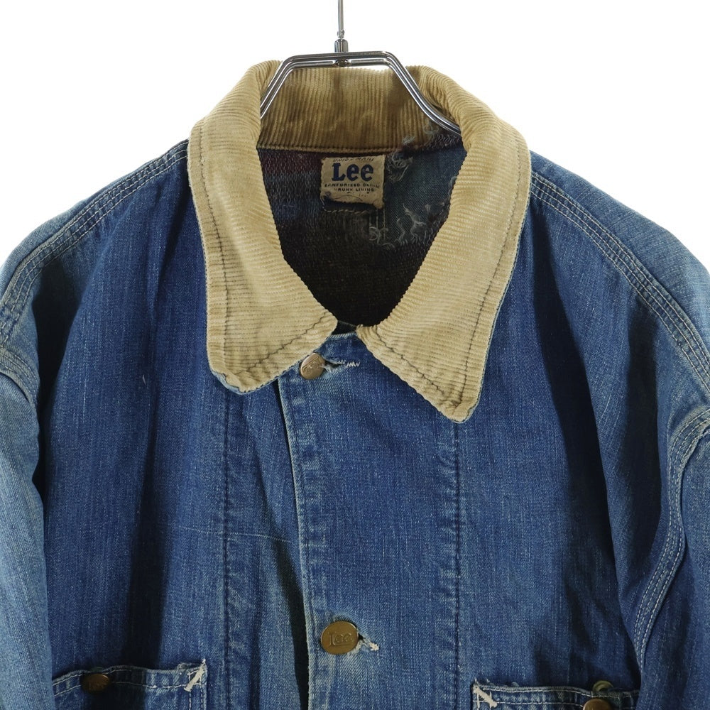 LEE(リー) 50s VINTAGE DENIM JACKET 81-LJ ヴィンテージ カバーオール デニムジャケット 裏地ブランケット インディゴ