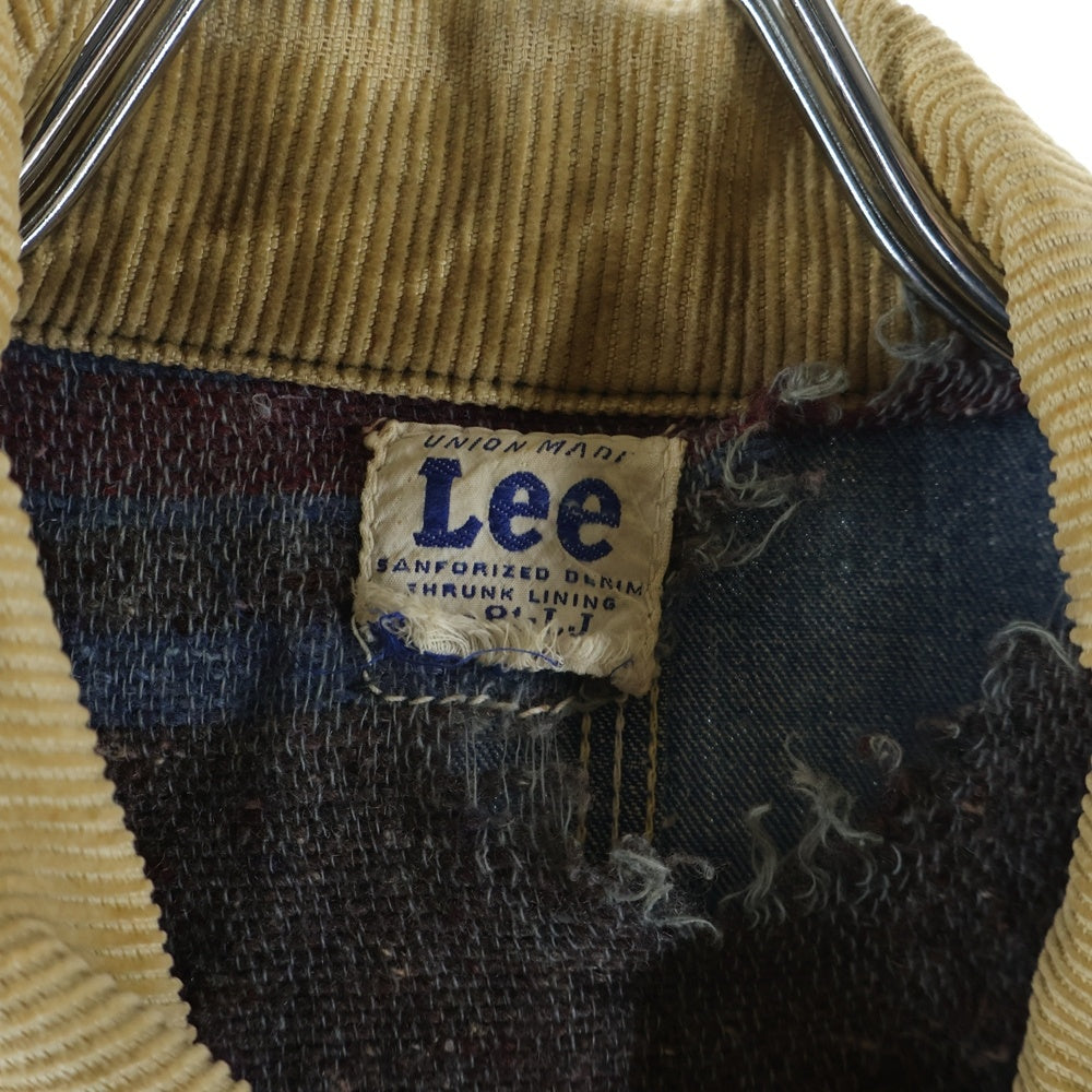 LEE(リー) 50s VINTAGE DENIM JACKET 81-LJ ヴィンテージ カバーオール デニムジャケット 裏地ブランケット インディゴ