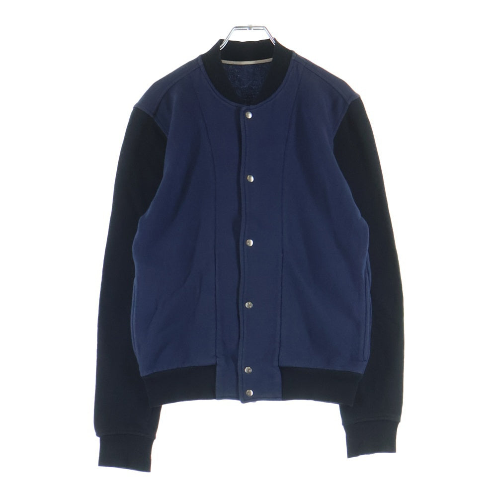 Dior HOMME(ディオールオム) 13SS Bomber Varsity Jacket ボンバー スタジャン ブラック/ブルー 363J210Z0333