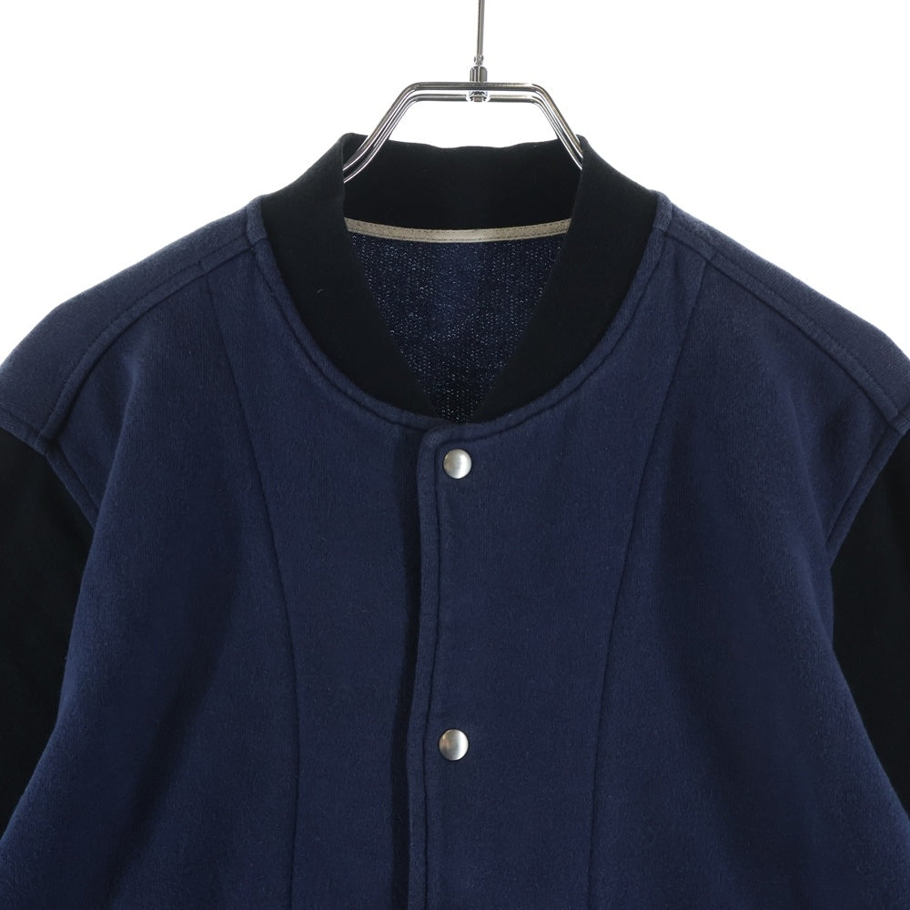 Dior HOMME(ディオールオム) 13SS Bomber Varsity Jacket ボンバー スタジャン ブラック/ブルー 363J210Z0333