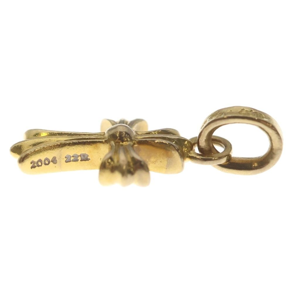 CHROME HEARTS(クロムハーツ) 22K CRS BBYFAT P/DIA ベイビーファットクロス PAVEダイヤ ペンダントトップ ゴールド BCA035