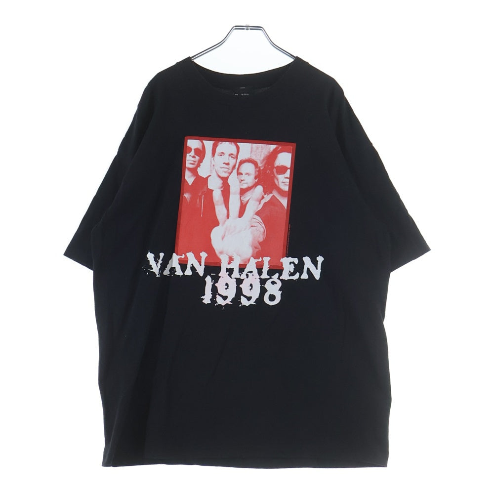 VINTAGE(ヴィンテージ) 90s VAN HALEN 1998 US TOUR TEE ヴァンヘイレン 両面プリント 半袖Tシャツ カットソー ブラック