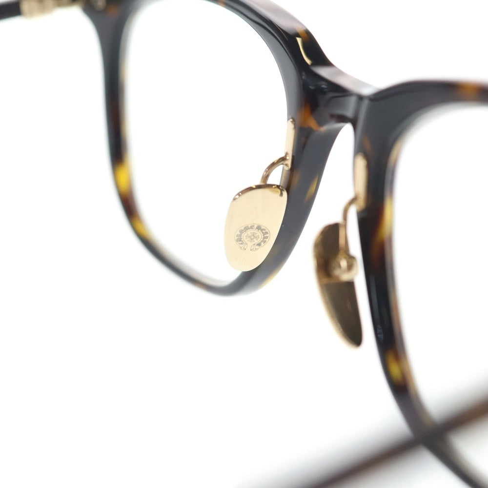 CHROME HEARTS(クロムハーツ) DARLIN メガネ アイウェア ウェリントン ブラウン 52□20-151