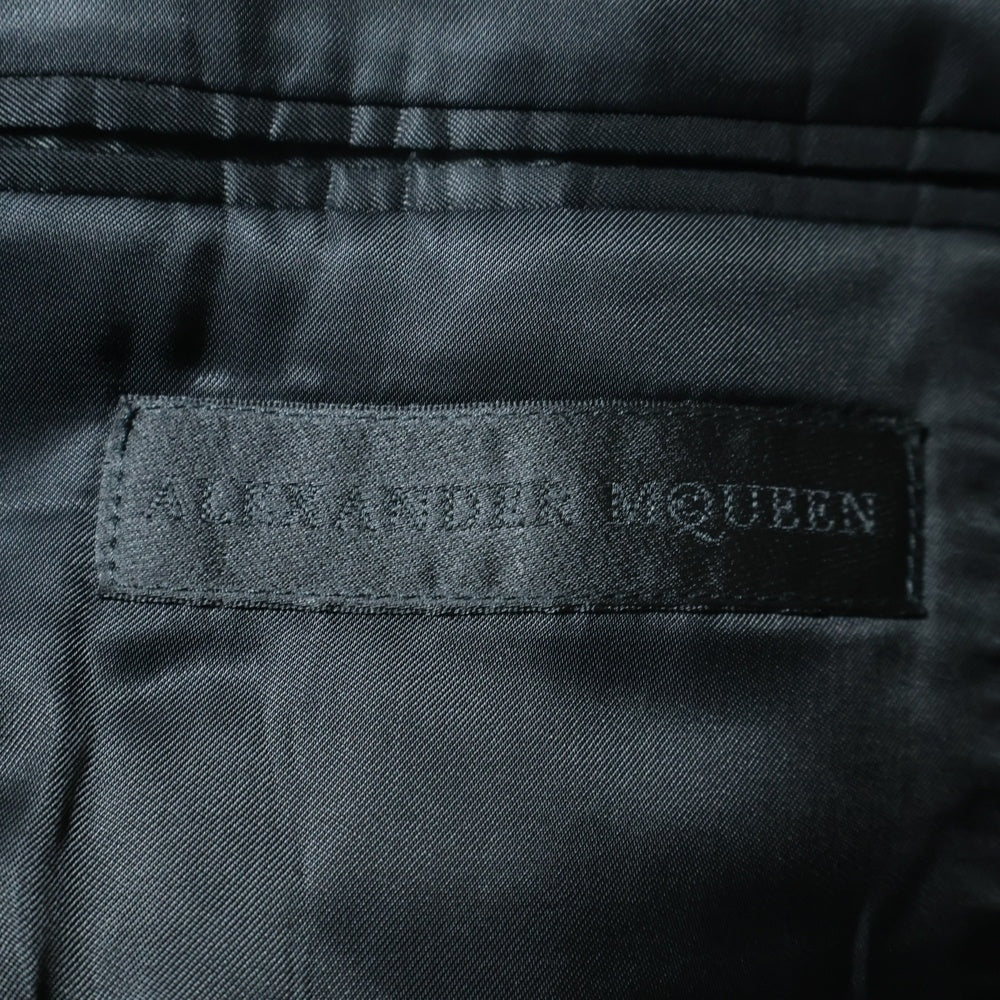 Alexander McQueen(アレキサンダーマックイーン) 06AW FEATHER JACKET フェザー刺繍 テーラードジャケット ブラック 712019-05-03