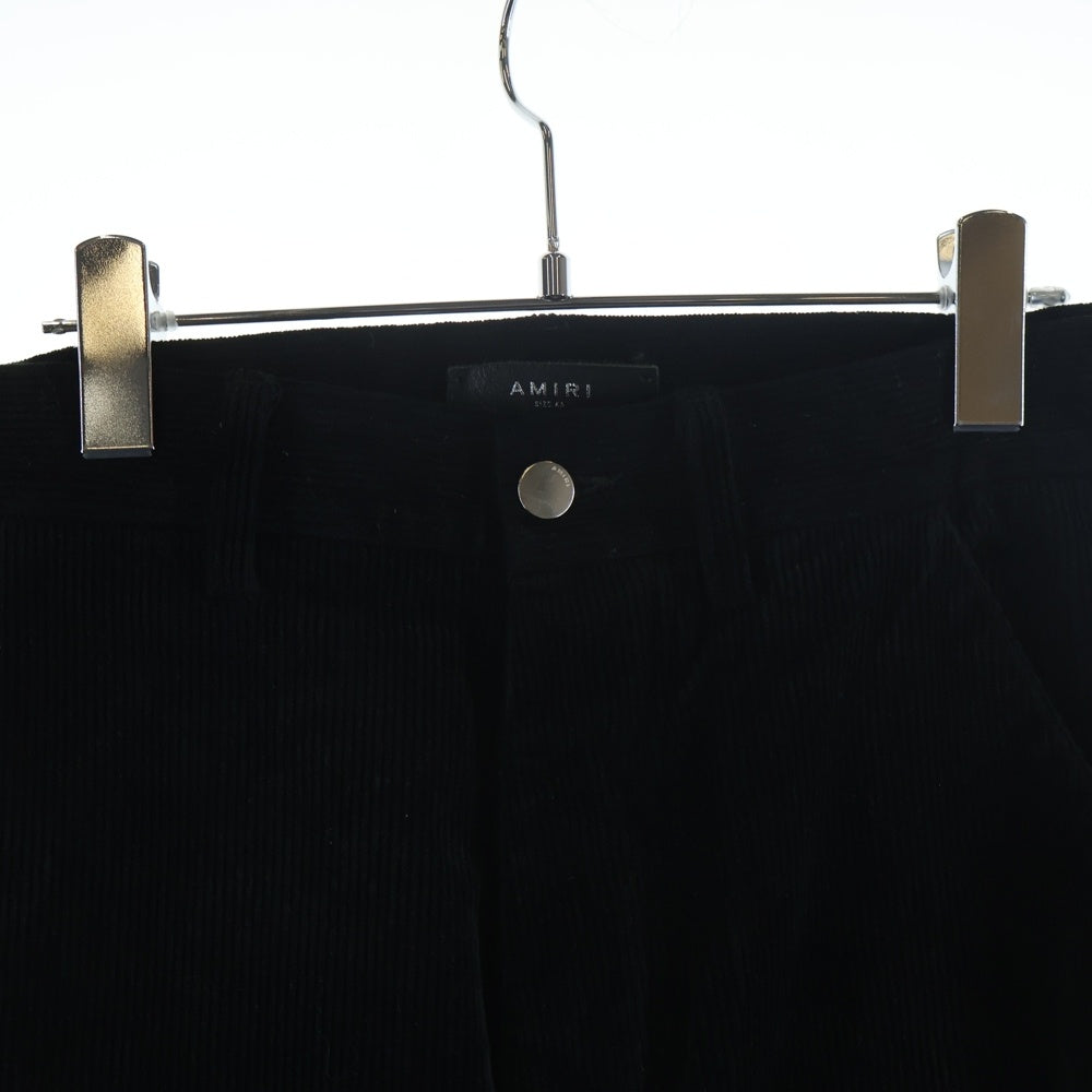 AMIRI(アミリ) MA CARGO PANTS SRPS24MAW033SMRCBL11 コーデュロイ MAロゴ ワイドカーゴパンツ ブラック