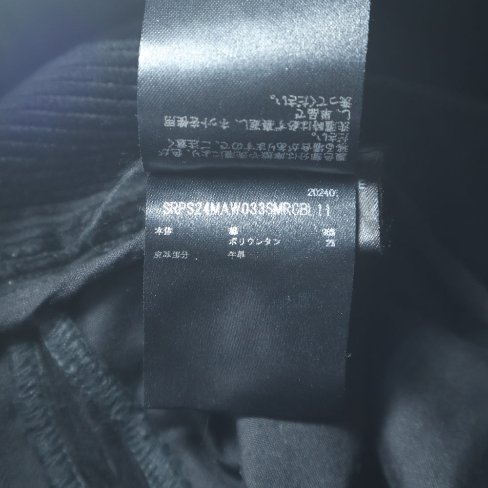 AMIRI(アミリ) MA CARGO PANTS SRPS24MAW033SMRCBL11 コーデュロイ MAロゴ ワイドカーゴパンツ ブラック