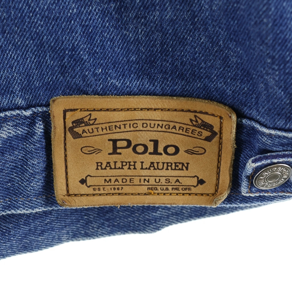 POLO RALPH LAUREN(ポロラルフローレン) 80-90s Denim Jacket デニムジャケット USA製 インディゴ