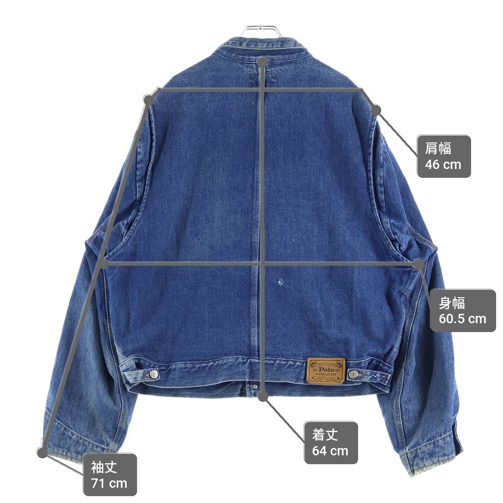 POLO RALPH LAUREN(ポロラルフローレン) 80-90s Denim Jacket デニムジャケット USA製 インディゴ