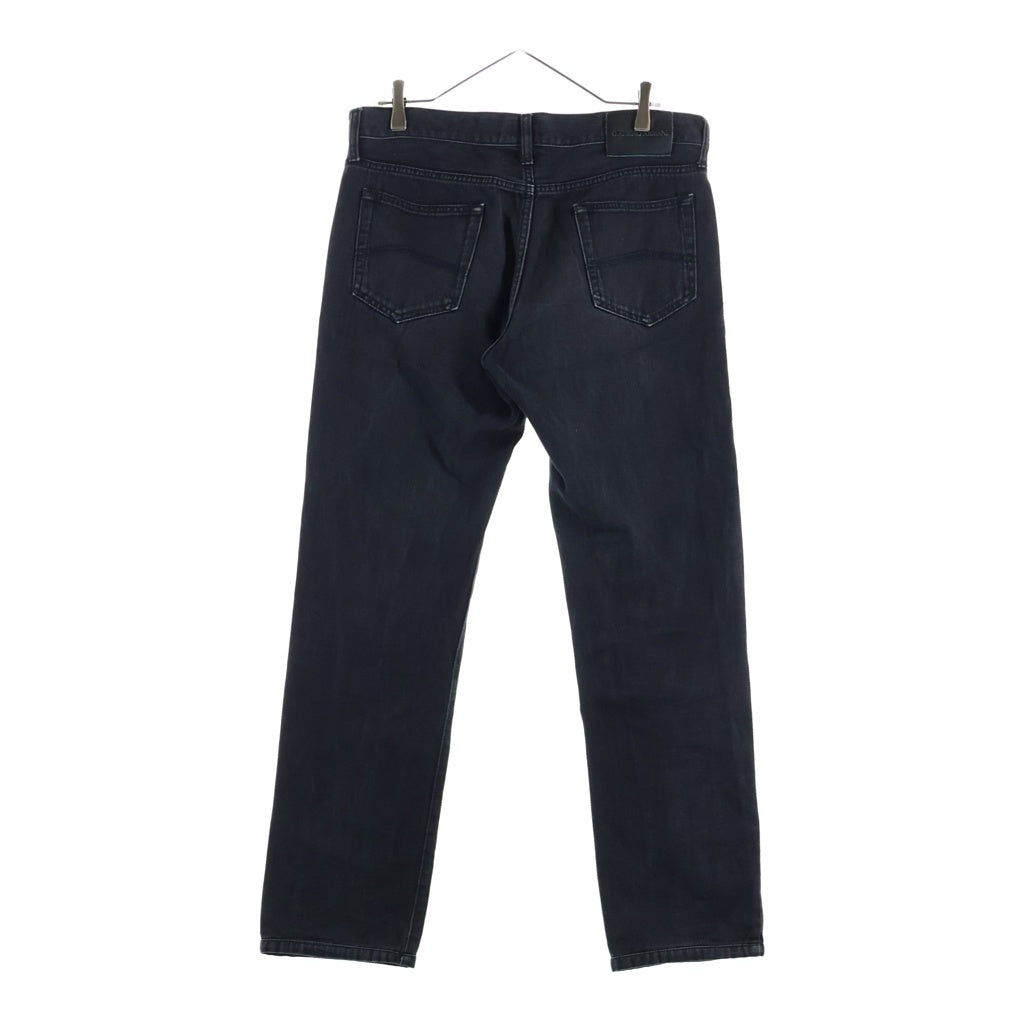 GIORGIO ARMANI(ジョルジオアルマーニ) Denim Pants ストレート デニムパンツ ストレッチ ジーンズ イタリア製 ブラック SSJ50S SS8BS