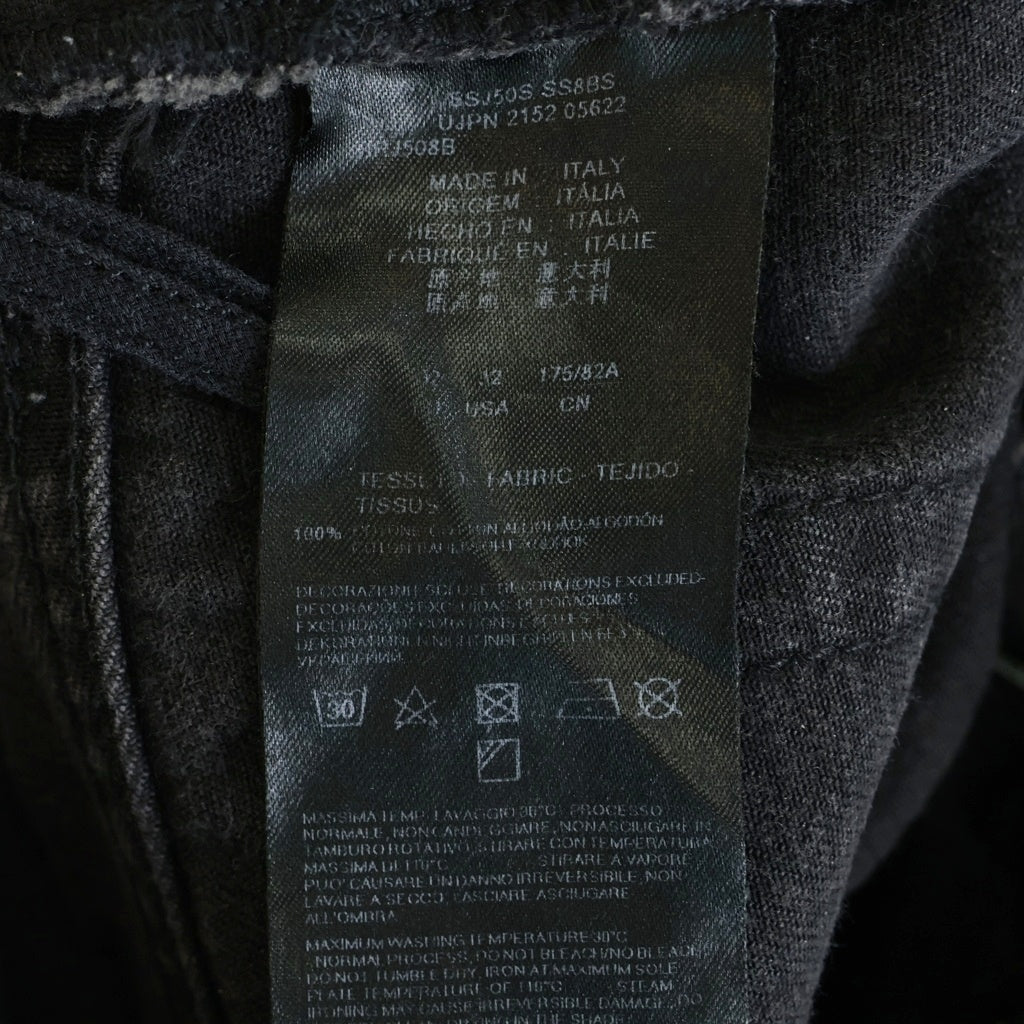 GIORGIO ARMANI(ジョルジオアルマーニ) Denim Pants ストレート デニムパンツ ストレッチ ジーンズ イタリア製 ブラック SSJ50S SS8BS