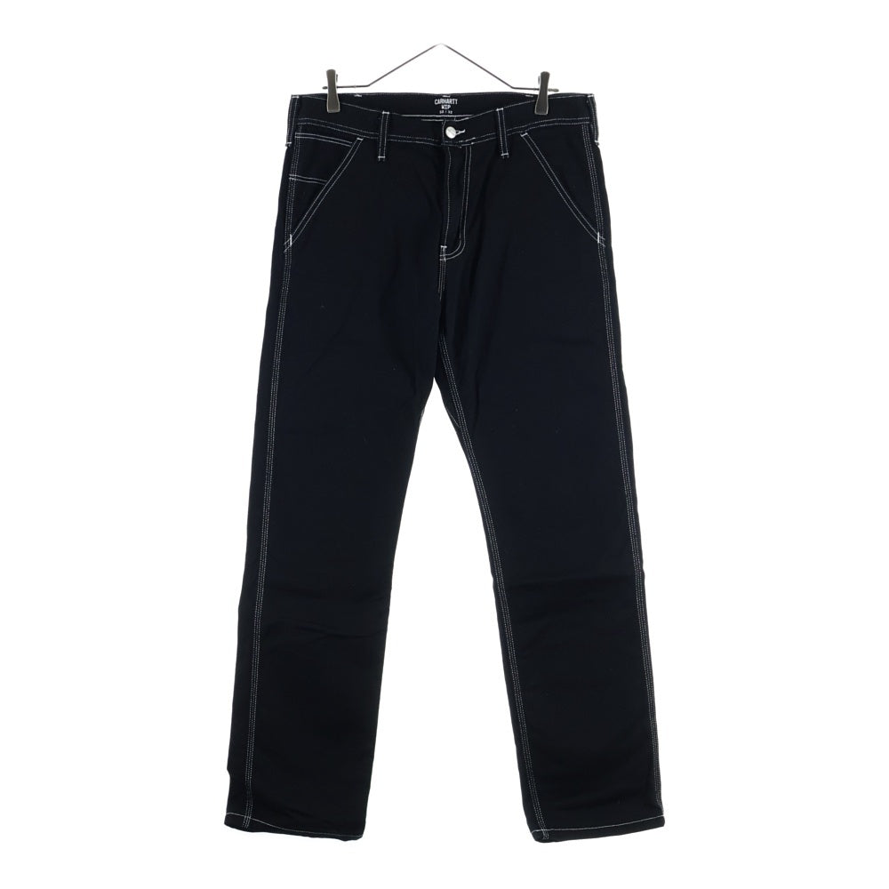 Carhartt WIP(カーハート ダブリューアイピー) CHALK PANT チョーク パンツ ホワイトステッチ ブラック