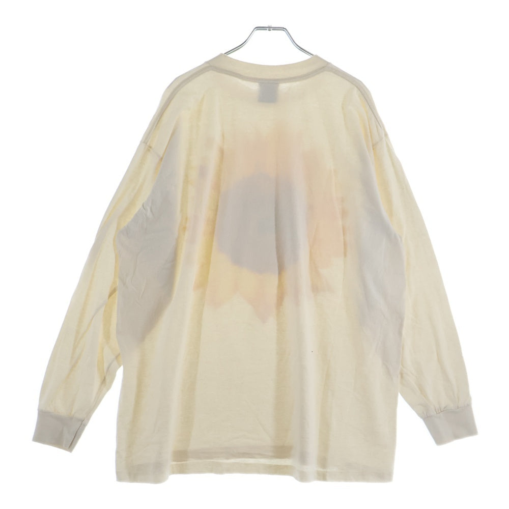 VINTAGE(ヴィンテージ) 90s STUDIO Q Sun Flower L/S Tee ヒマワリ 長袖プリントTシャツ カットソー ホワイト