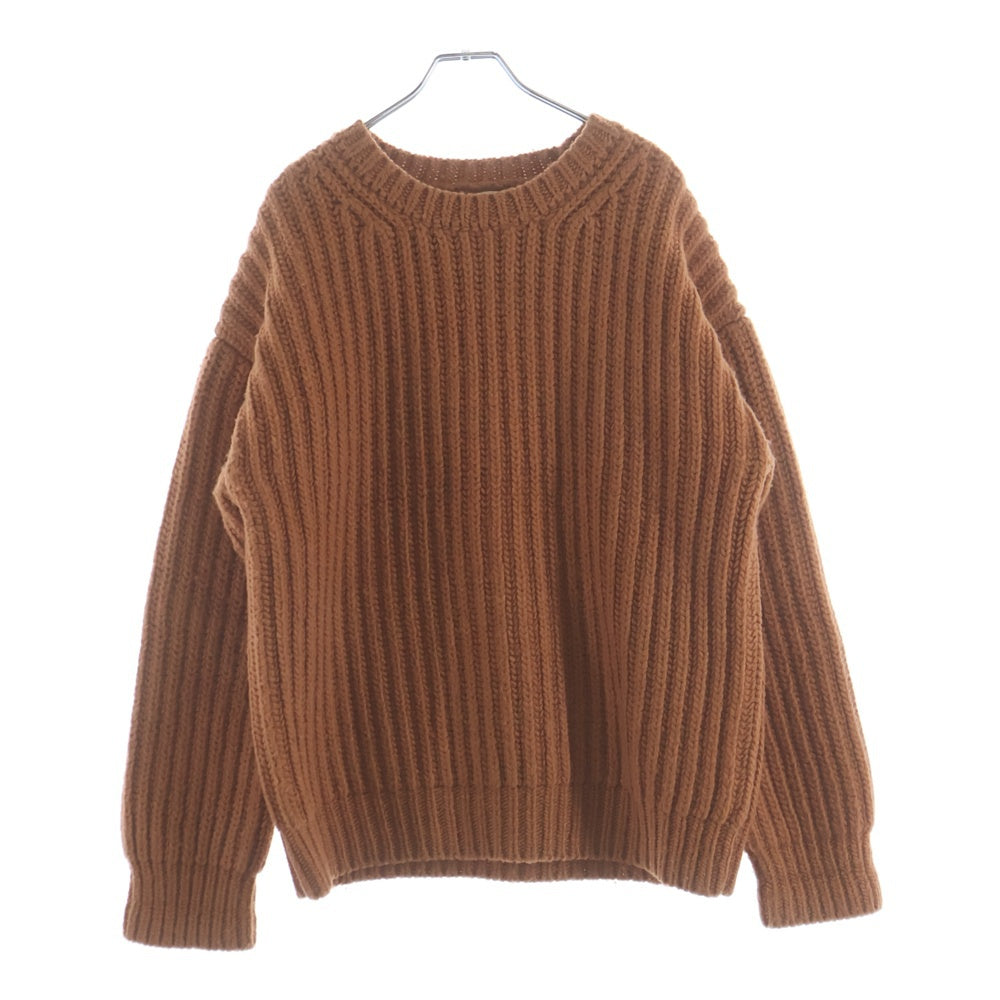 AURALEE(オーラリー) SUPER MILLED RIB KNIT スーパーミルド リブ ニット セーター ニット オレンジ A7AP03RW